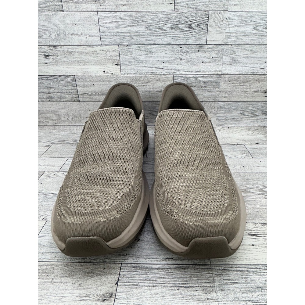 Skechers Mens Slip-ins Hands Free Taupe Sneakers 210546 Size 12‎ Goga Mat Arch - Picture 4 of 14